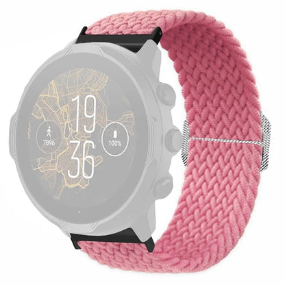 For Suunto Spartan Sport Wrist HR Baro / Suunto 7 Watch Strap 24mm Braided Nylon Band