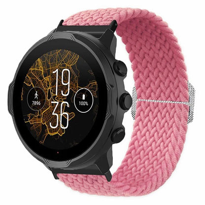 For Suunto Spartan Sport Wrist HR Baro / Suunto 7 Watch Strap 24mm Braided Nylon Band