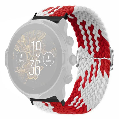 For Suunto Spartan Sport Wrist HR Baro / Suunto 7 Watch Strap 24mm Braided Nylon Band