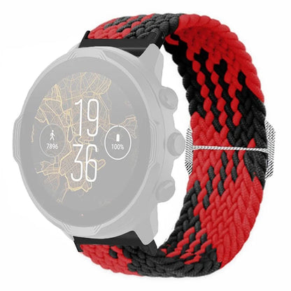 For Suunto Spartan Sport Wrist HR Baro / Suunto 7 Watch Strap 24mm Braided Nylon Band