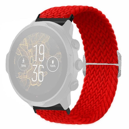 For Suunto Spartan Sport Wrist HR Baro / Suunto 7 Watch Strap 24mm Braided Nylon Band