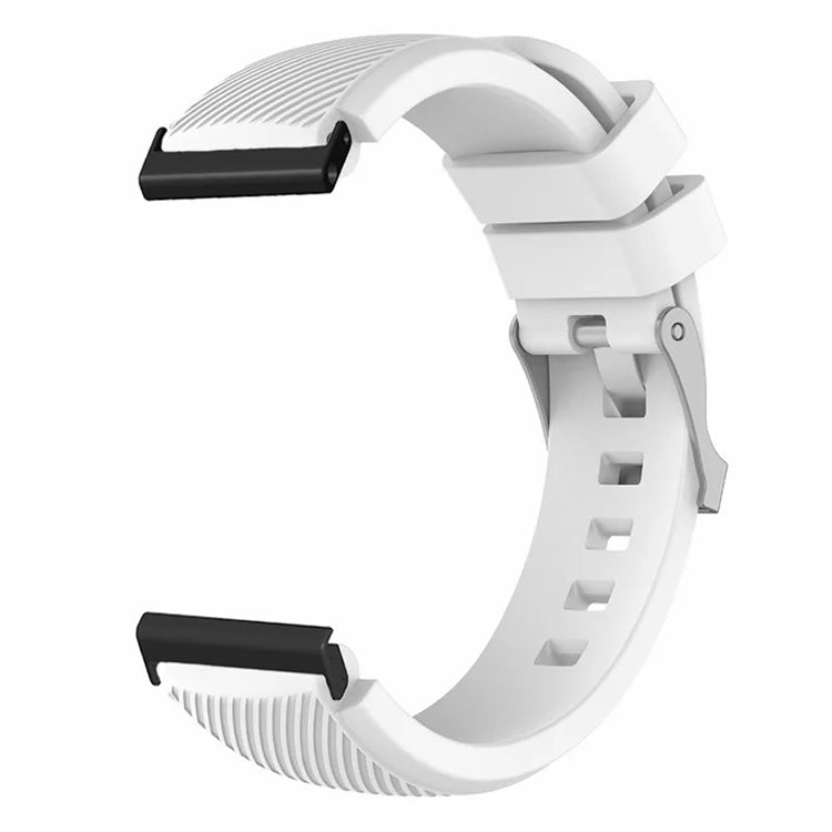 For Suunto Spartan Sport Wrist HR Baro / Suunto 7 Watch Strap 24mm Twill Texture Silicone Band