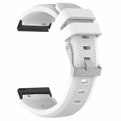 For Suunto Spartan Sport Wrist HR Baro / Suunto 7 Watch Strap 24mm Twill Texture Silicone Band