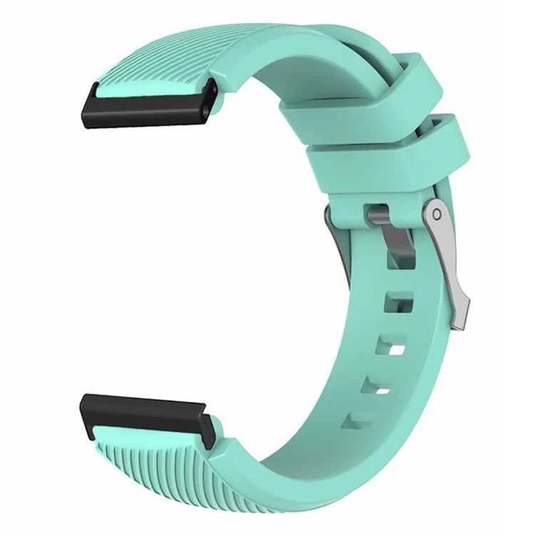 For Suunto Spartan Sport Wrist HR Baro / Suunto 7 Watch Strap 24mm Twill Texture Silicone Band
