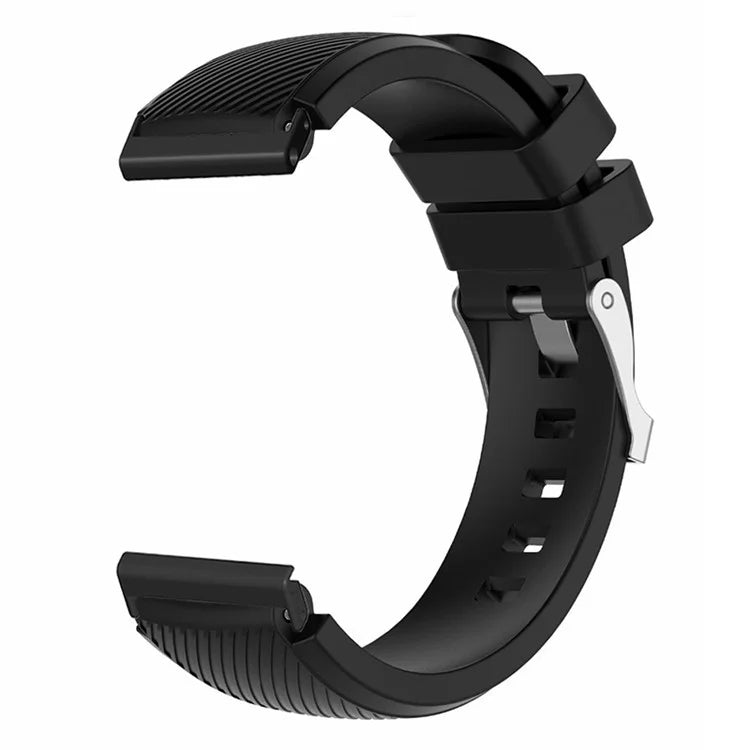For Suunto Spartan Sport Wrist HR Baro / Suunto 7 Watch Strap 24mm Twill Texture Silicone Band