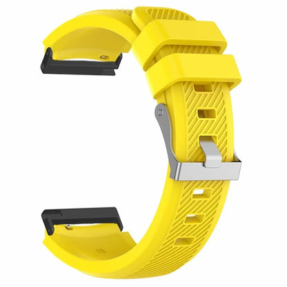 For Suunto Spartan Sport Wrist HR Baro / Suunto 7 Watch Strap 24mm Twill Texture Silicone Band
