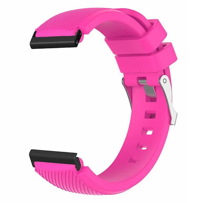 For Suunto Spartan Sport Wrist HR Baro / Suunto 7 Watch Strap 24mm Twill Texture Silicone Band