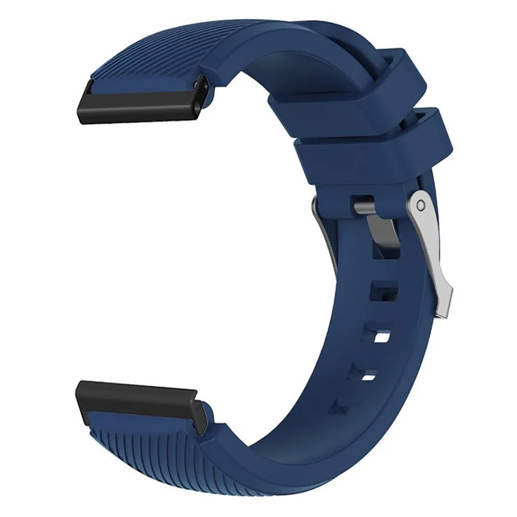 For Suunto Spartan Sport Wrist HR Baro / Suunto 7 Watch Strap 24mm Twill Texture Silicone Band