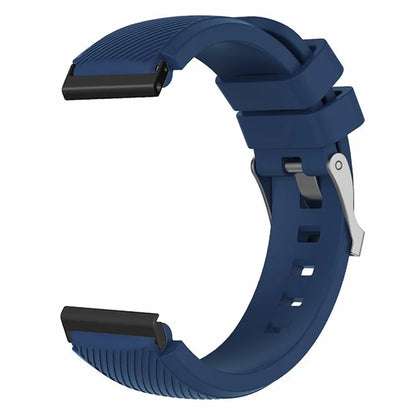 For Suunto Spartan Sport Wrist HR Baro / Suunto 7 Watch Strap 24mm Twill Texture Silicone Band