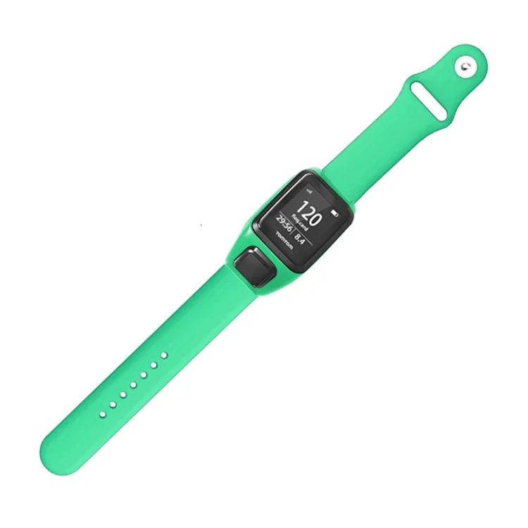 For TomTom Runner 3 / 2 / Adventurer Sport Bands Silicone Watch Strap with Case