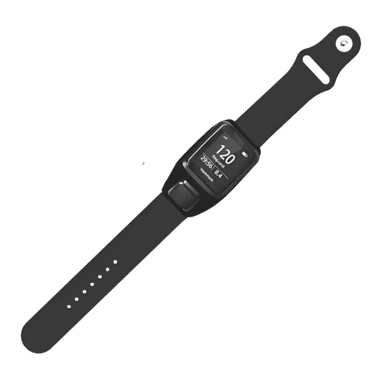 For TomTom Runner 3 / 2 / Adventurer Sport Bands Silicone Watch Strap with Case
