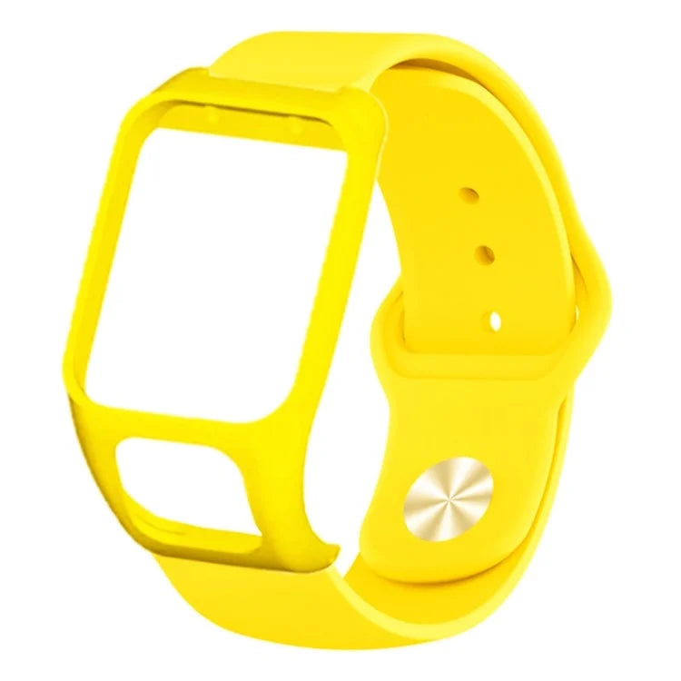 For TomTom Runner 3 / 2 / Adventurer Sport Bands Silicone Watch Strap with Case