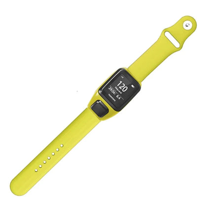 For TomTom Runner 3 / 2 / Adventurer Sport Bands Silicone Watch Strap with Case