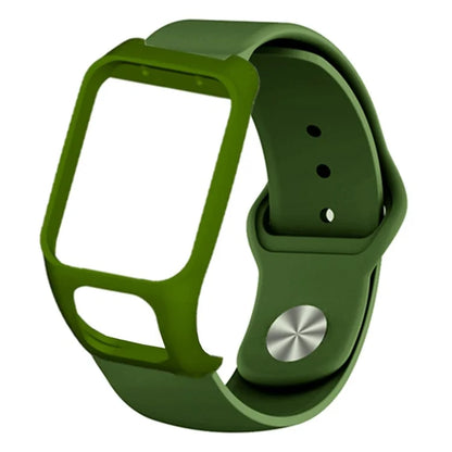 For TomTom Runner 3 / 2 / Adventurer Sport Bands Silicone Watch Strap with Case