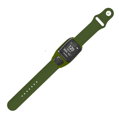 For TomTom Runner 3 / 2 / Adventurer Sport Bands Silicone Watch Strap with Case