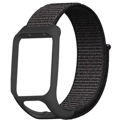 For TomTom Runner 3 / Adventurer Watch Band Adjustable Nylon Sport Wrist Strap with Case