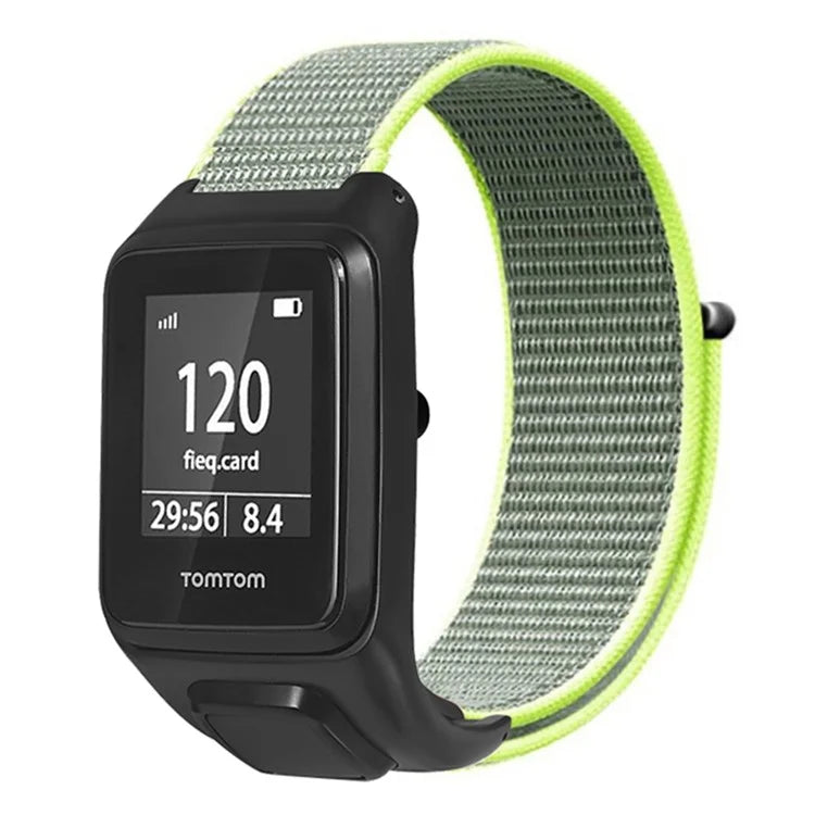 For TomTom Runner 3 / Adventurer Watch Band Adjustable Nylon Sport Wrist Strap with Case