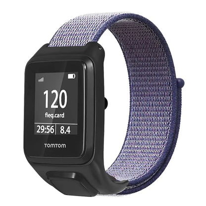 For TomTom Runner 3 / Adventurer Watch Band Adjustable Nylon Sport Wrist Strap with Case