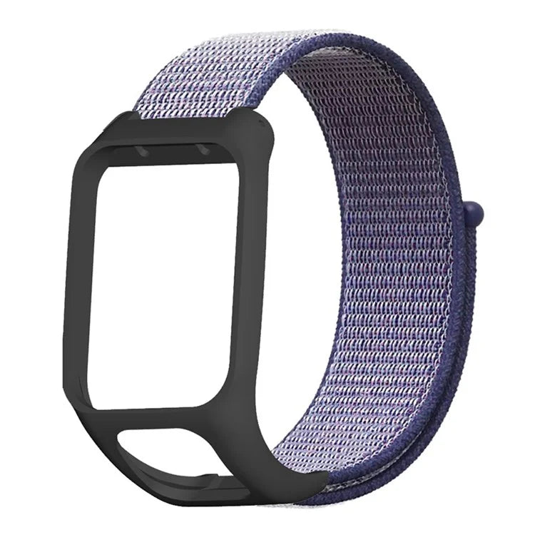For TomTom Runner 3 / Adventurer Watch Band Adjustable Nylon Sport Wrist Strap with Case