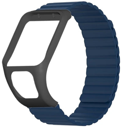 For TomTom Runner 2 / 3 / Spark / Adventurer Watch Band Silicone Magnetic Strap with Case