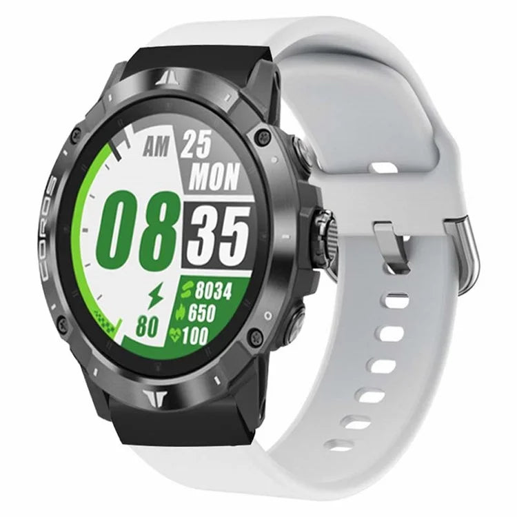 For Coros Vertix 2 / Garmin Fenix 7X / 6X / 5X Sport Strap Silicone Wrist Watch Band with 26mm PC Connector