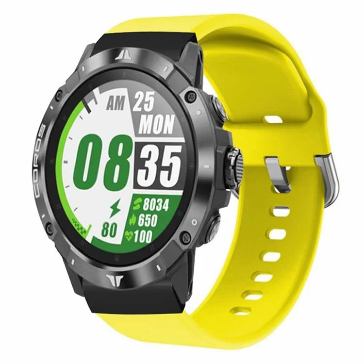 For Coros Vertix 2 / Garmin Fenix 7X / 6X / 5X Sport Strap Silicone Wrist Watch Band with 26mm PC Connector