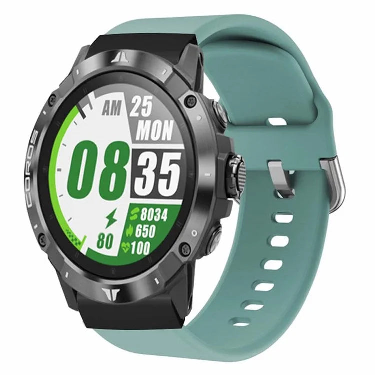 For Coros Vertix 2 / Garmin Fenix 7X / 6X / 5X Sport Strap Silicone Wrist Watch Band with 26mm PC Connector