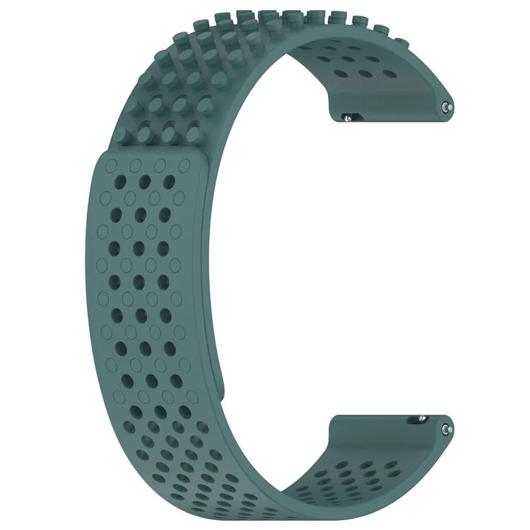 For Huami Amazfit GTS 4 Mini / Samsung Gear Sport / Huawei Watch 2 Silicone Watch Strap 20mm Breathable Watch Band