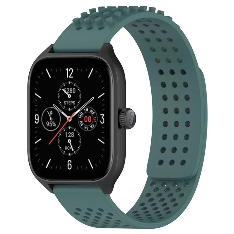 For Huami Amazfit GTS 4 Mini / Samsung Gear Sport / Huawei Watch 2 Silicone Watch Strap 20mm Breathable Watch Band
