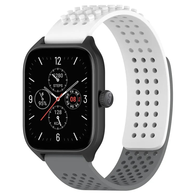 For Huami Amazfit GTR 4 46mm / Garmin Forerunner 255 / Huawei Watch 3 Pro Watch Strap 22mm Silicone Watch Band