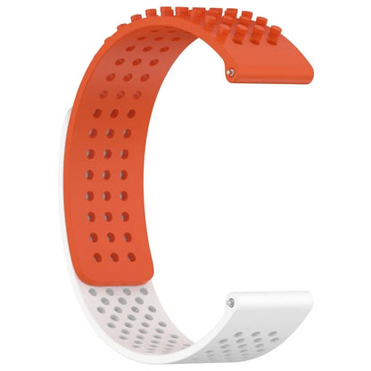 For Huami Amazfit GTR 4 46mm / Garmin Forerunner 255 / Huawei Watch 3 Pro Watch Strap 22mm Silicone Watch Band / White