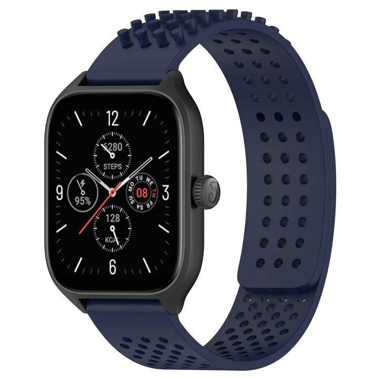 For Huami Amazfit GTR 4 46mm / Garmin Forerunner 255 / Huawei Watch 3 Pro Watch Strap 22mm Silicone Watch Band