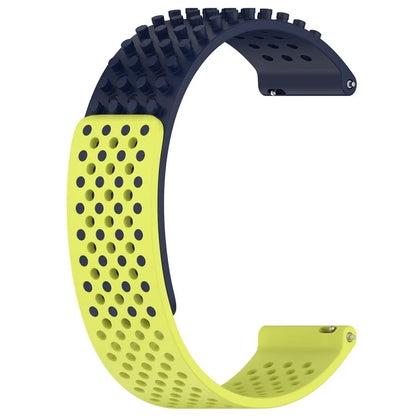 For Huami Amazfit GTR 4 46mm / Garmin Forerunner 255 / Huawei Watch 3 Pro Watch Strap 22mm Silicone Watch Band / Lime