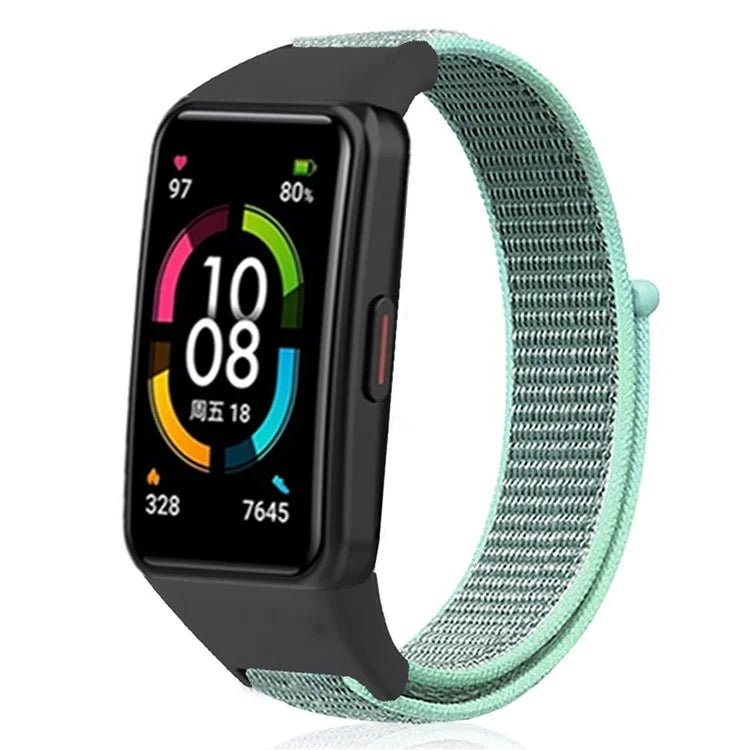 For Huawei Band 6 / 6 Pro / Honor Band 6 Watch Strap Nylon Loop Adjustable Wrist Band