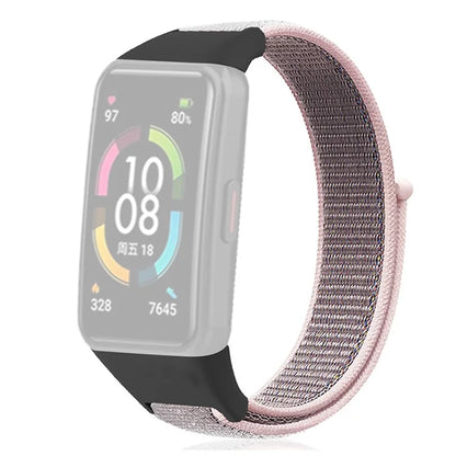 For Huawei Band 6 / 6 Pro / Honor Band 6 Watch Strap Nylon Loop Adjustable Wrist Band
