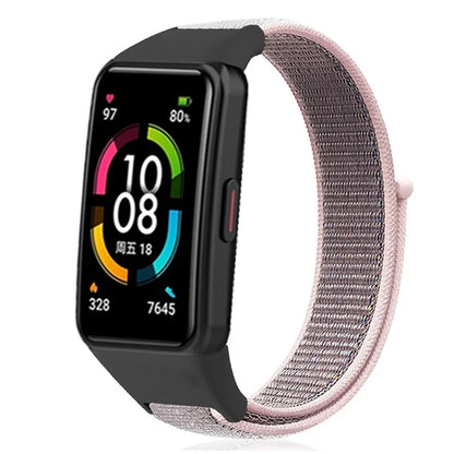 For Huawei Band 6 / 6 Pro / Honor Band 6 Watch Strap Nylon Loop Adjustable Wrist Band