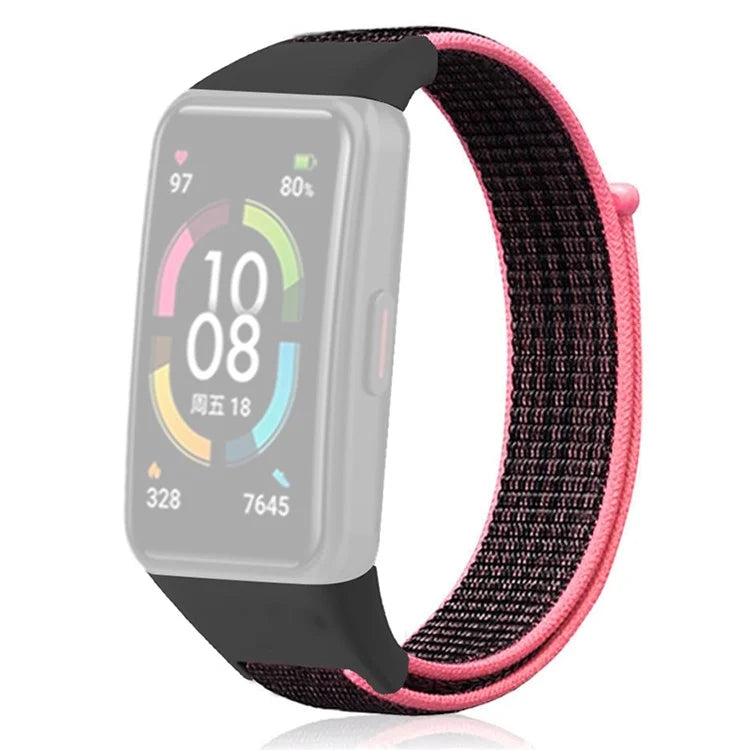 For Huawei Band 6 / 6 Pro / Honor Band 6 Watch Strap Nylon Loop Adjustable Wrist Band