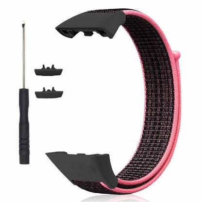 For Huawei Band 6 / 6 Pro / Honor Band 6 Watch Strap Nylon Loop Adjustable Wrist Band