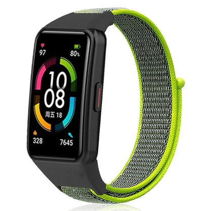 For Huawei Band 6 / 6 Pro / Honor Band 6 Watch Strap Nylon Loop Adjustable Wrist Band