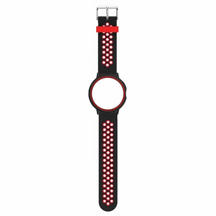 For Google Pixel Watch / Pixel Watch 2 Watch Strap Dual Color Silicone Band with Watch Case