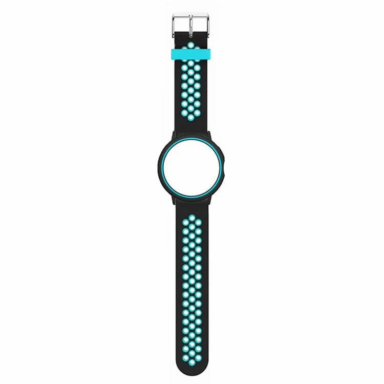 For Google Pixel Watch / Pixel Watch 2 Watch Strap Dual Color Silicone Band with Watch Case