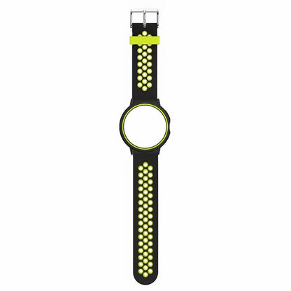 For Google Pixel Watch / Pixel Watch 2 Watch Strap Dual Color Silicone Band with Watch Case