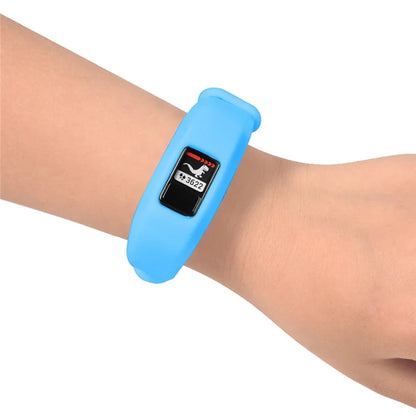 For Garmin Vivofit 3 / Vivofit JR Kids Activity Tracker Silicone Watch Strap Adjustable Band
