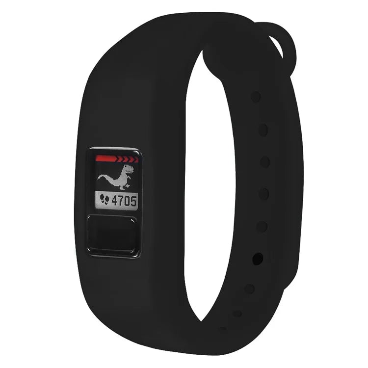 For Garmin Vivofit 3 / Vivofit JR Kids Activity Tracker Silicone Watch Strap Adjustable Band
