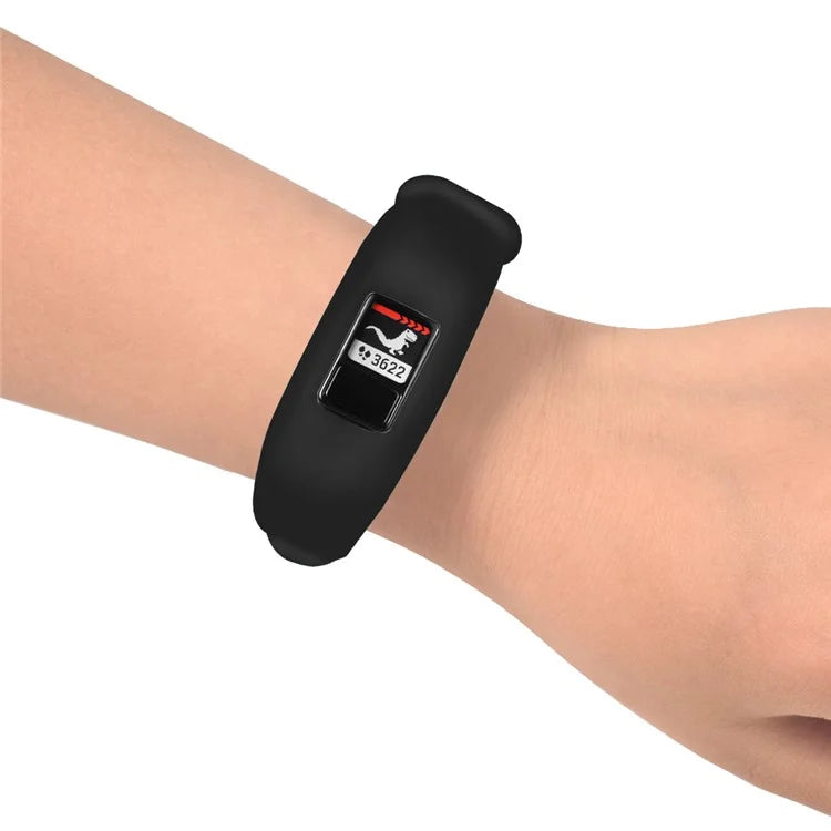 For Garmin Vivofit 3 / Vivofit JR Kids Activity Tracker Silicone Watch Strap Adjustable Band