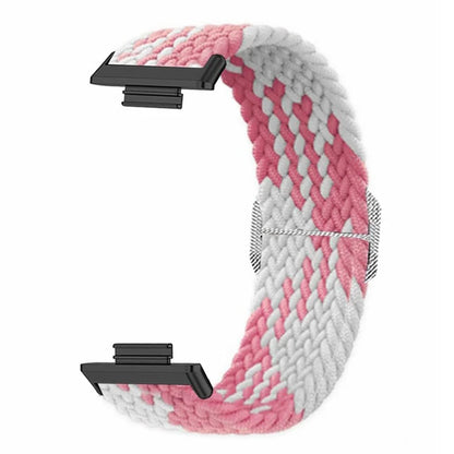 For Huawei Watch Fit 2 Adjustable Watch Strap Braided Elastic Wristband