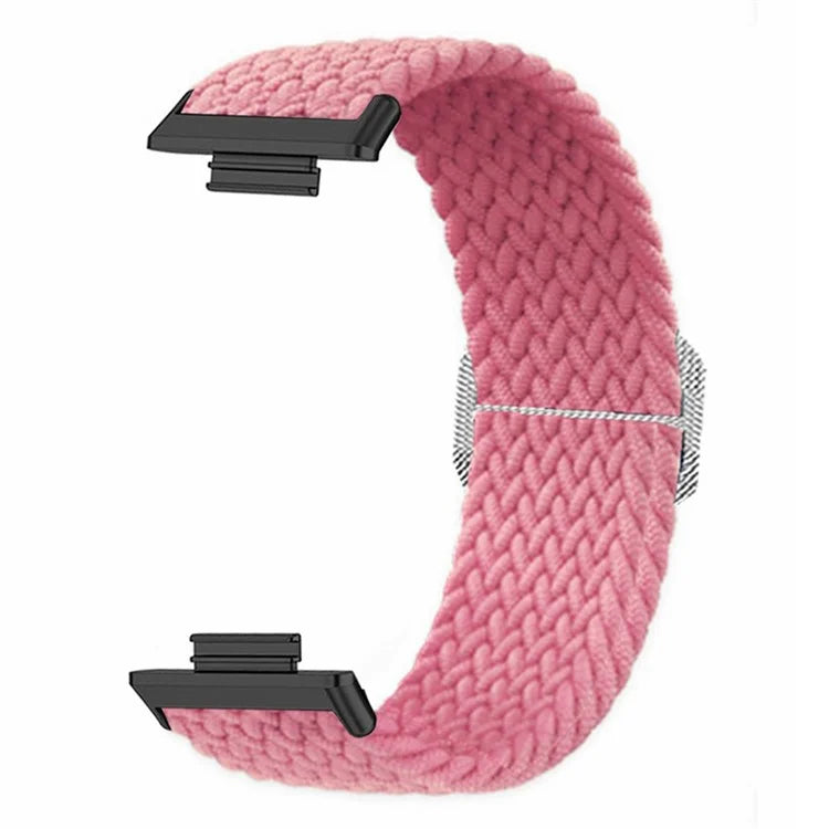 For Huawei Watch Fit 2 Adjustable Watch Strap Braided Elastic Wristband