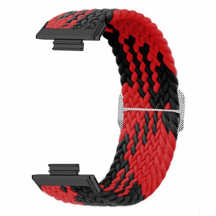 For Huawei Watch Fit 2 Adjustable Watch Strap Braided Elastic Wristband