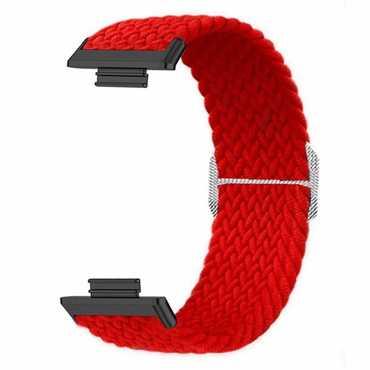 For Huawei Watch Fit 2 Adjustable Watch Strap Braided Elastic Wristband