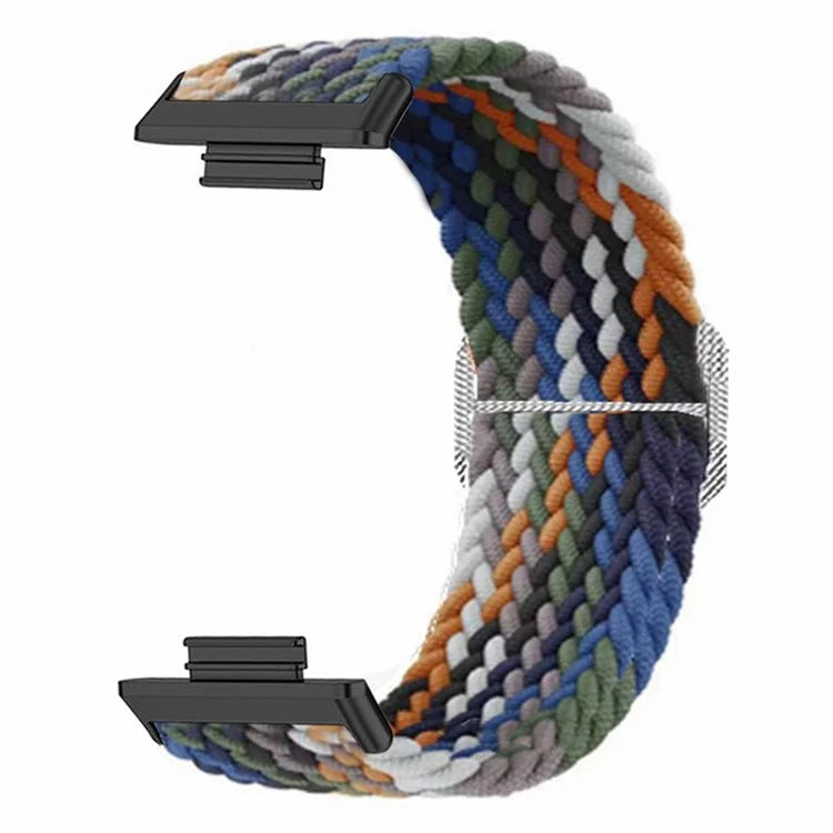 For Huawei Watch Fit 2 Adjustable Watch Strap Braided Elastic Wristband
